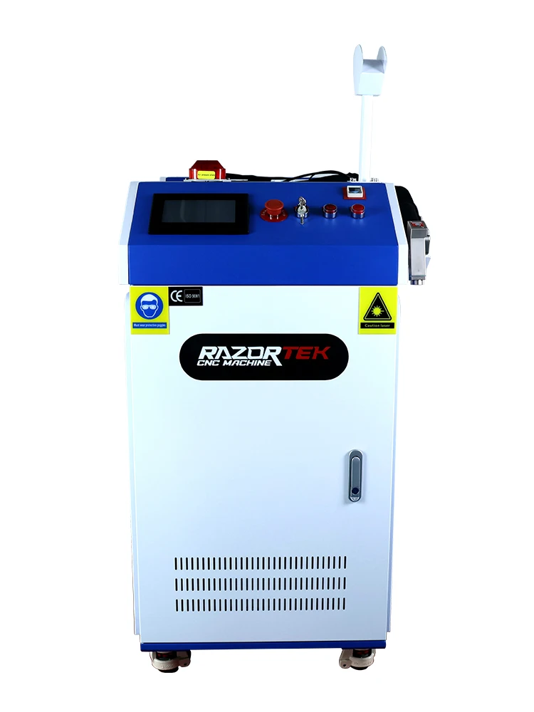 Razortek New laser cleaning machine 1500w Rust Removal Fiber Laser Cleaner For Steel, Metal, AL for sale