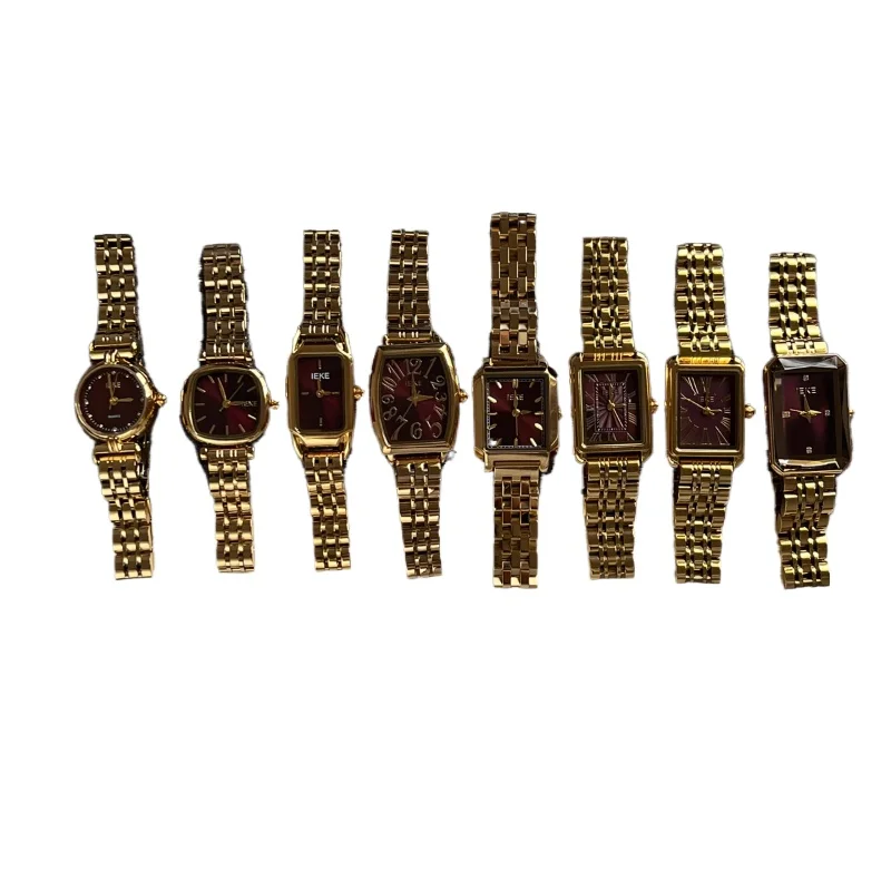 2025 waterproof quartz watch birthday gift antique classic trend women's watch elegant and simple