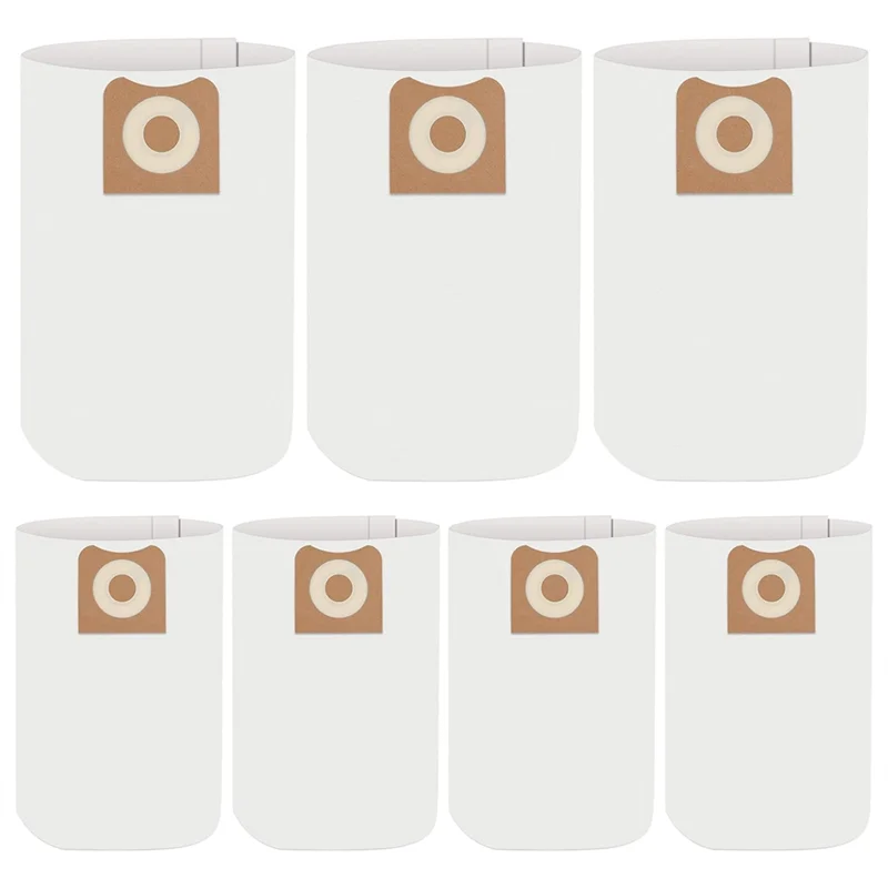 Shopper's Appliances Ridgid 12-16Gallon WD1950 WD1956 WD1850 WD1851 RV2400HF WD1450 WD1680 WD1270 용 7Pcs VF3502 진공 가방