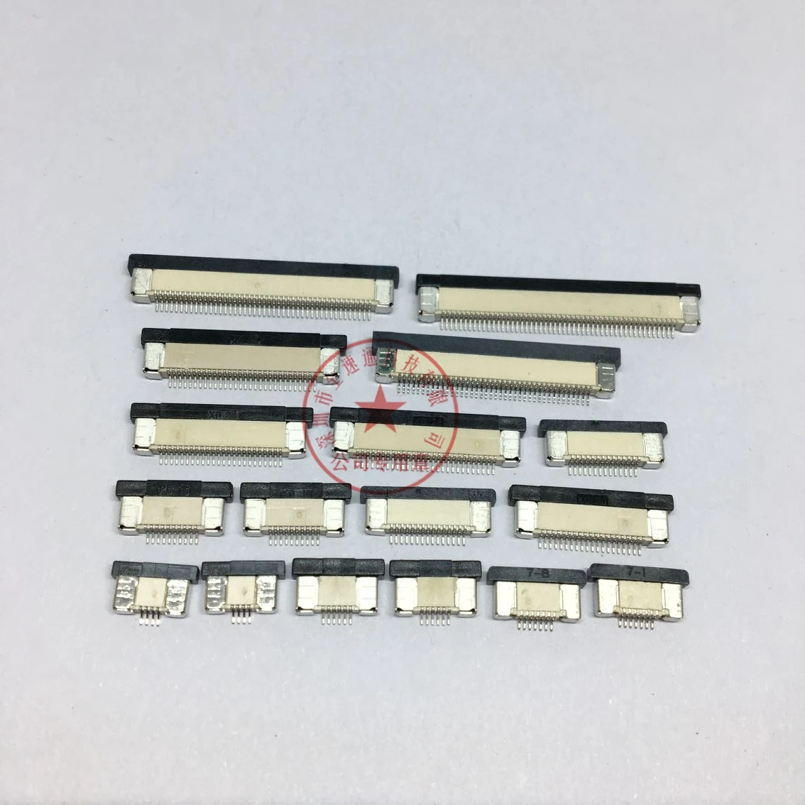 10PCS FPC FFC 0.5mm connector socket 0.5-4P 5P 6P 8P 10P 12P 14P 16P 20P 32P 34P 40P 45P 50P 60P Drawer-type lower contacts