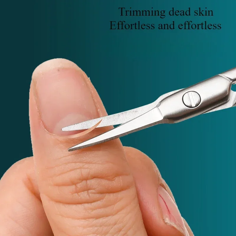 Stainless Steel Professional Dead Skin Scissors Russian Style Front Dead Skin Scissors Barbed Nail Clippers