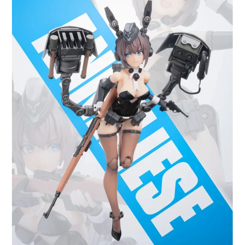 Em estoque novo caracol escudo estúdio 1/12 coelho blindado menina annelice figura articulada coleção decoração ornamento modelo brinquedo