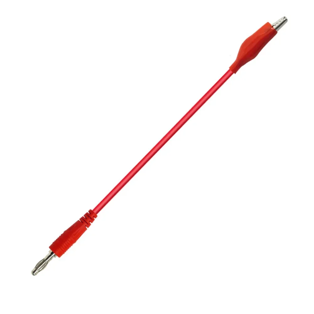Imagem -05 - Banana Plug ao Cabo de Teste Macio do Teste do Multímetro da Ligação da Braçadeira do Crocodilo P1038 mm