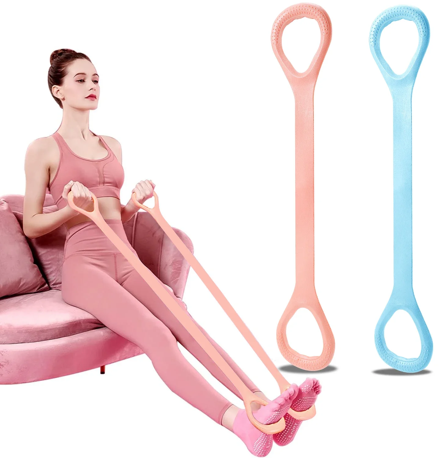 8 اللياقة البدنية تجريب المقاومة الفرقة الذراع الظهر الكتف ممارسة شريط تدريب مرن اليوغا بيلاتيس معدات العلاج الطبيعي 2025 #6