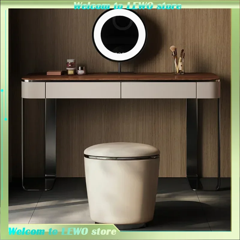 

Bedroom Makeup Dressing Table White Women Drawer Cloth Dressing Table Organizer Lights Espejo Tocador Furniture Accessories