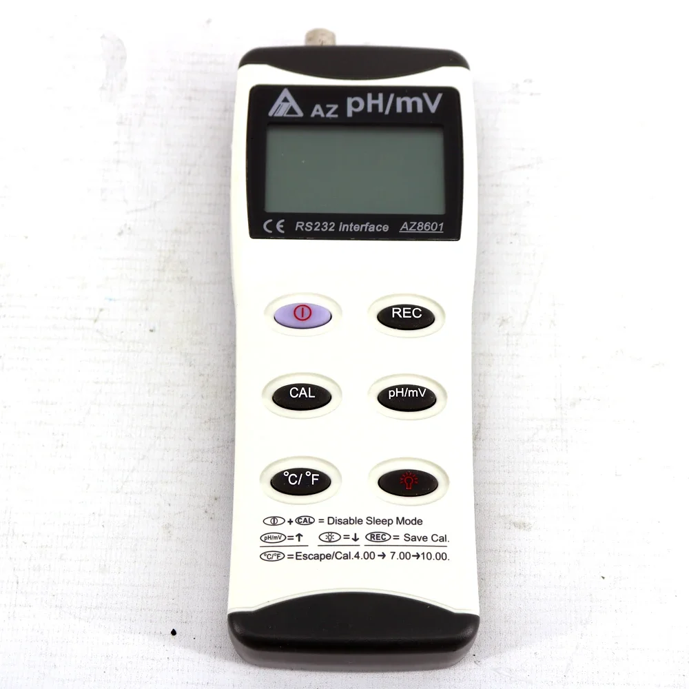 For AZ 8601 pH Meter Max/Min Review of Memorized Data Use For Measure the pH and Oxidation Reduction,Dual Display pH/mV&