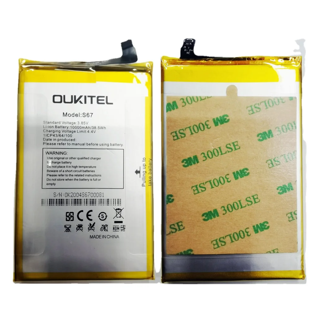 

Original S67 Replacement Battery for Oukitel K12 Mobile Phone