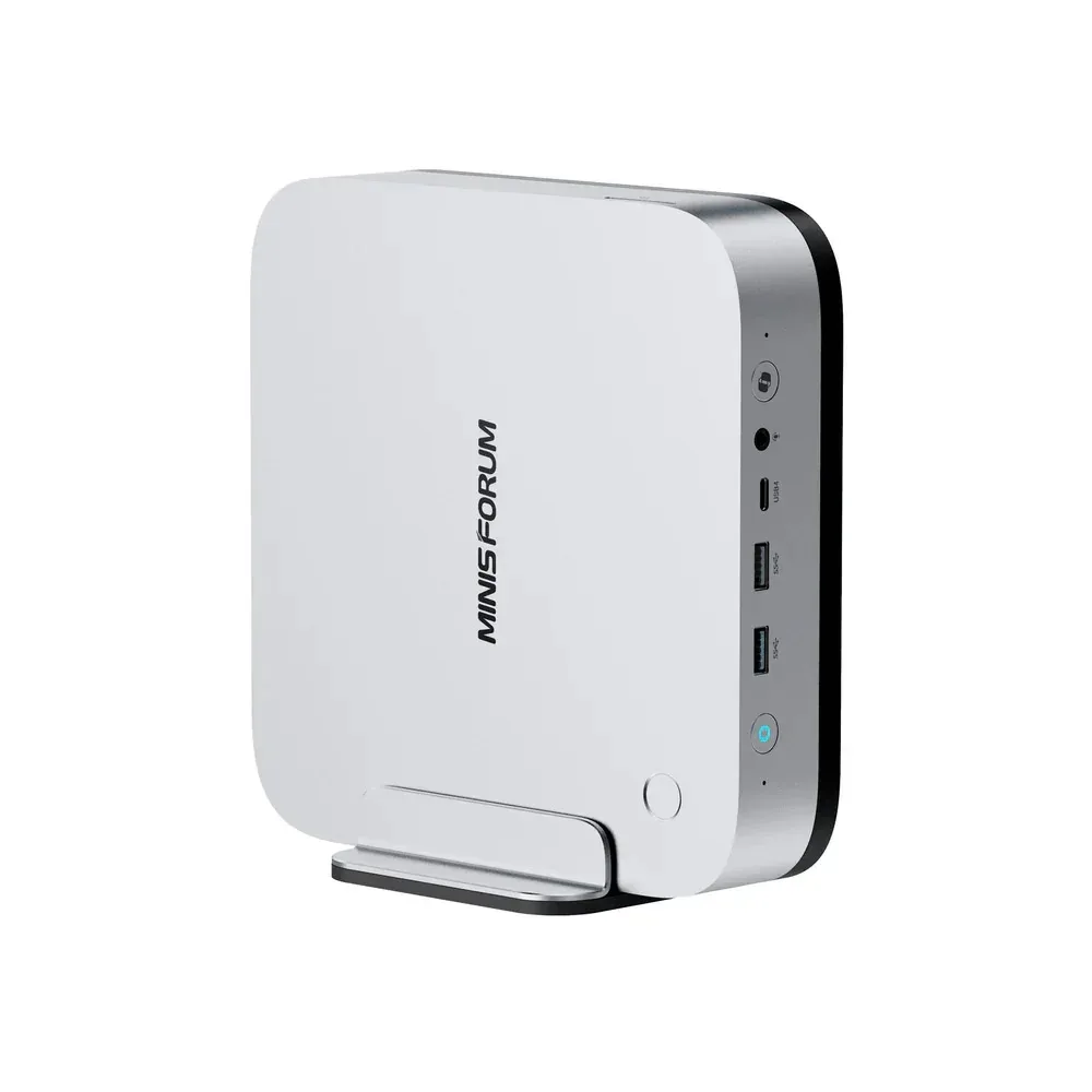MINISFORUM AI X1 Pro AMD AI 9 HX 370 Fingerprint AI Computer 128GB 4TB WiFi7 BT5.4 Built-in 135W OCulink Mass Storage Mini PC