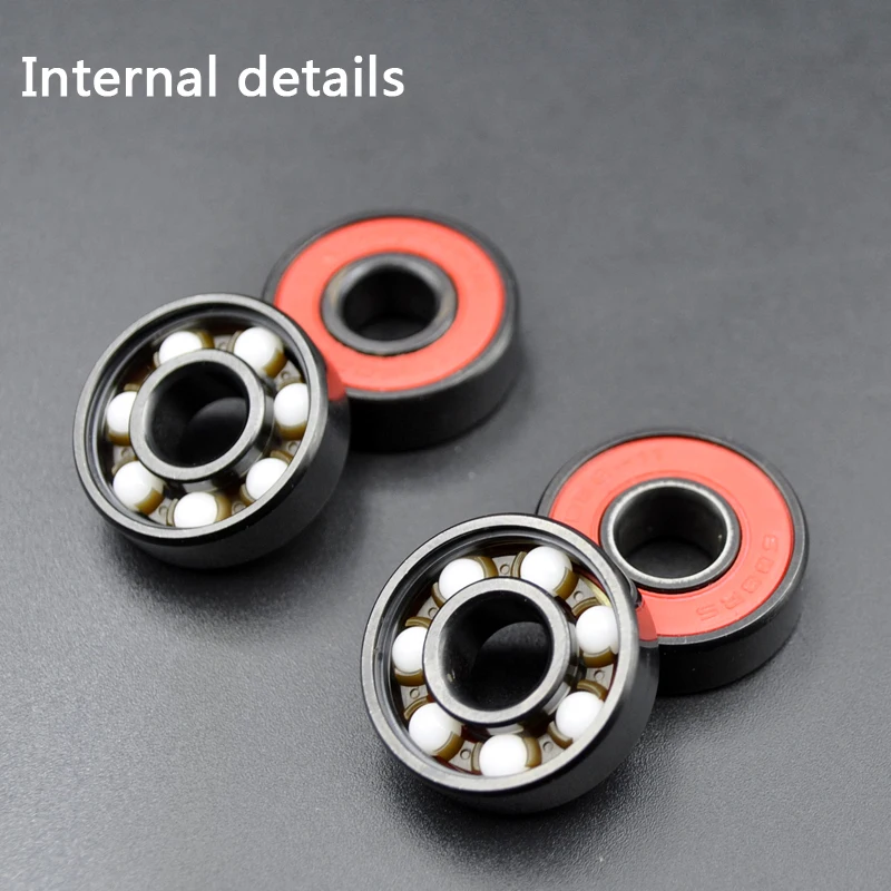 8pcs/4pcs 608RS  high speed  Ball Bearing 8*22*7 8x22x7MM hybrid ceramic ball bearing Bearing Steel ABEC-11 Skateboard