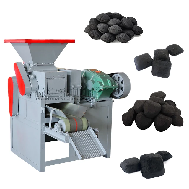 30 Years Experience Charcoal Briquette Compressor Machine Made Charcoal Compressed Finger Oval Pillow Round Heart Shape