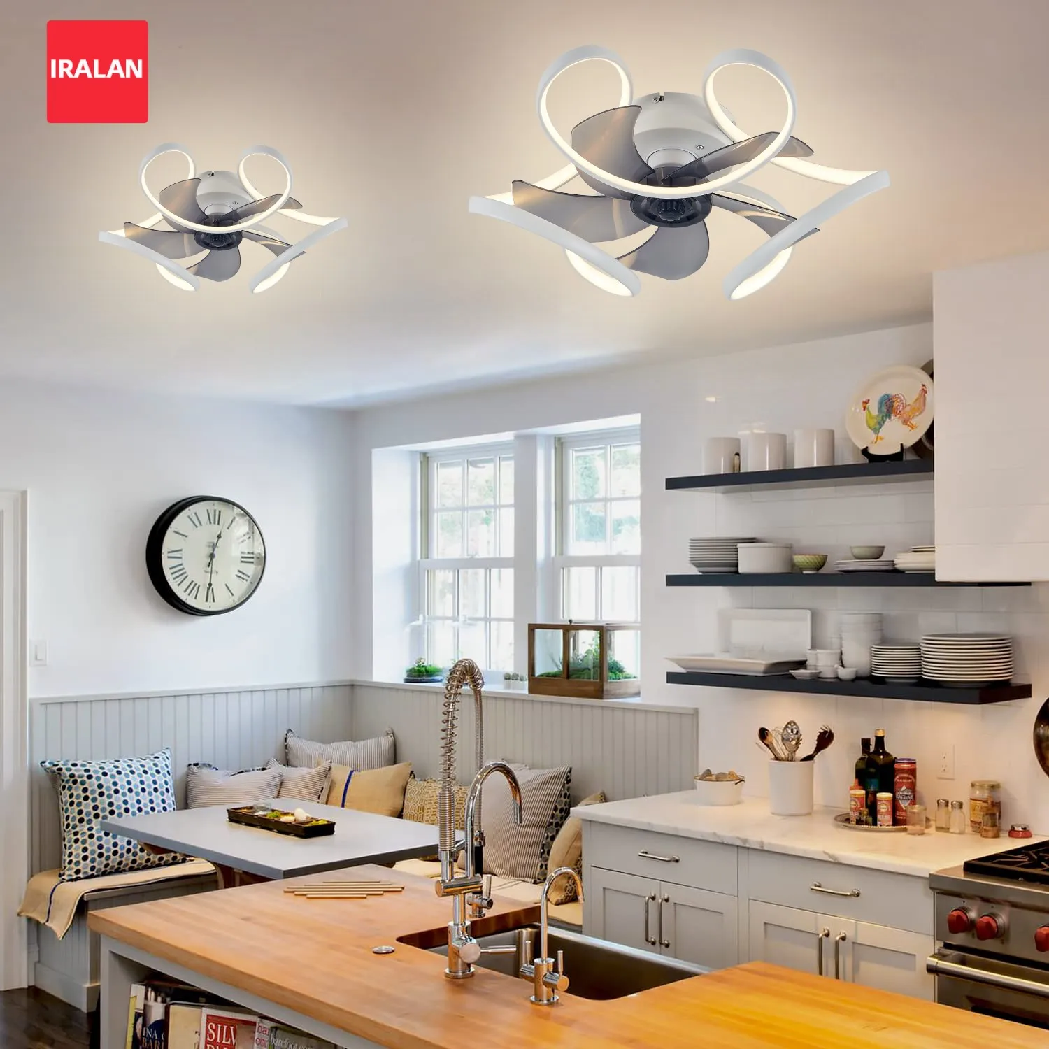 High Quality Ceiling Fan Light 50cm Timed Ceiling Lamp Fan D