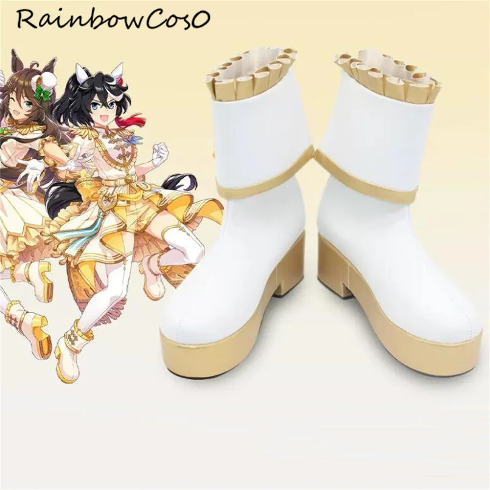 5th EVENT ARENA TOUR GO BEYOND Umamusume Pretty Derby Cosplay Shoes Boots Game Anime Party Halloween Chritmas RainbowCos0 W3895