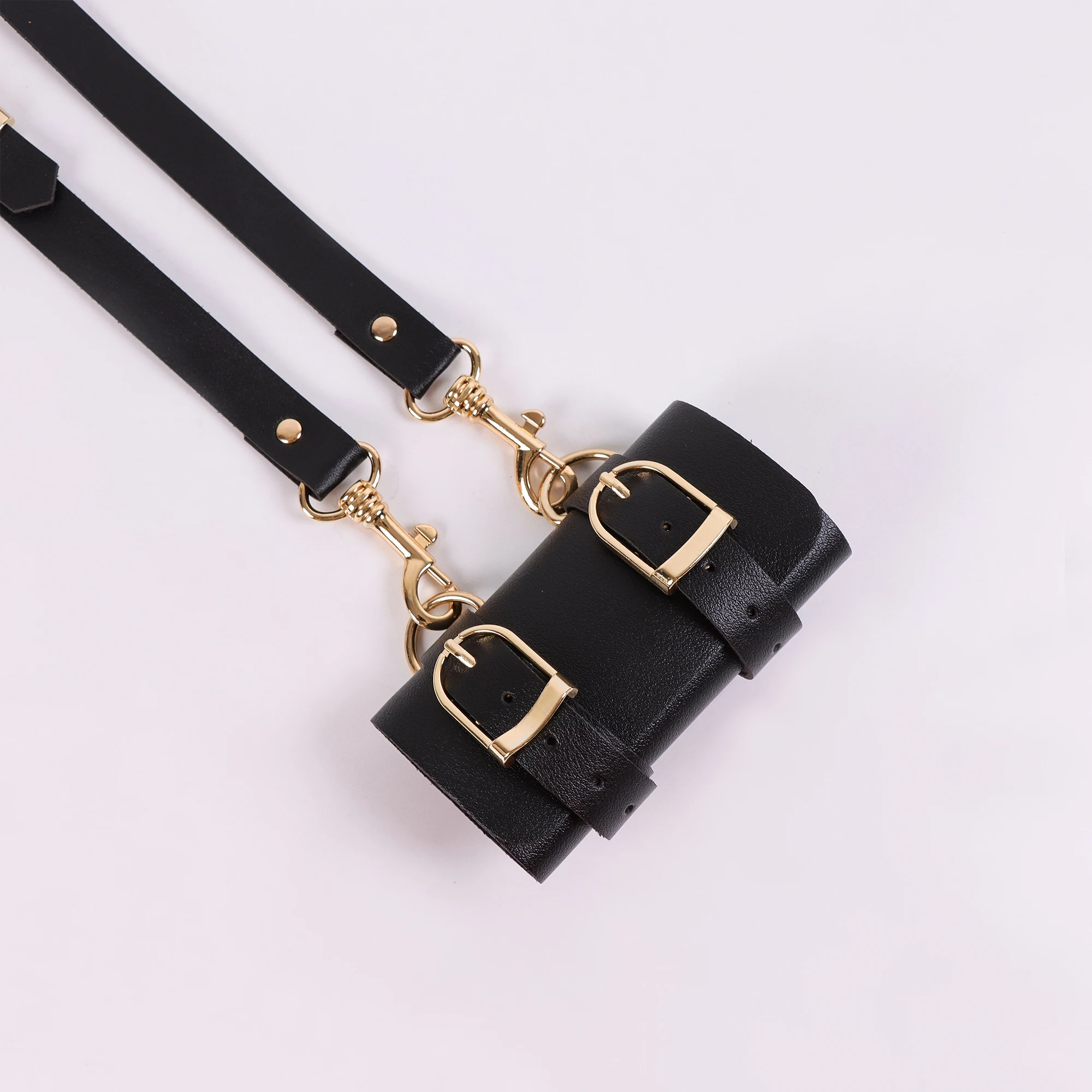 Mittelalterliche Schwert Schulter Doppelrückseite Scheide Scheide Froschhalter PU Leder Rapier Schnalle Riemen Holster Wikinger Ritter Cosplay