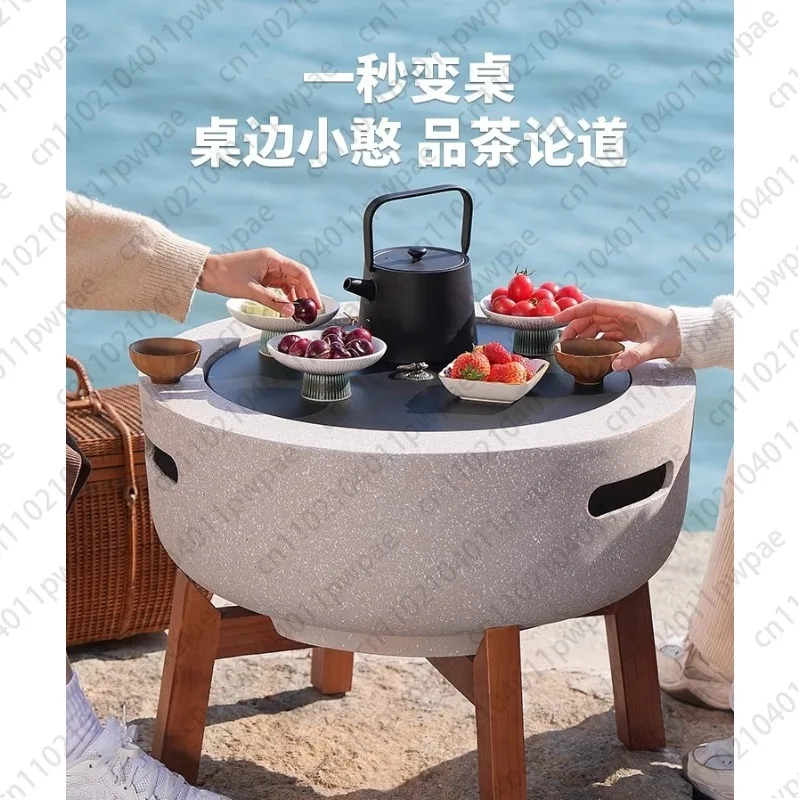 

Fire Pit for Tea Brewing, Courtyard Fire Pit, Charcoal Basin, Complete Set of Barbecue Equipment for Home Use