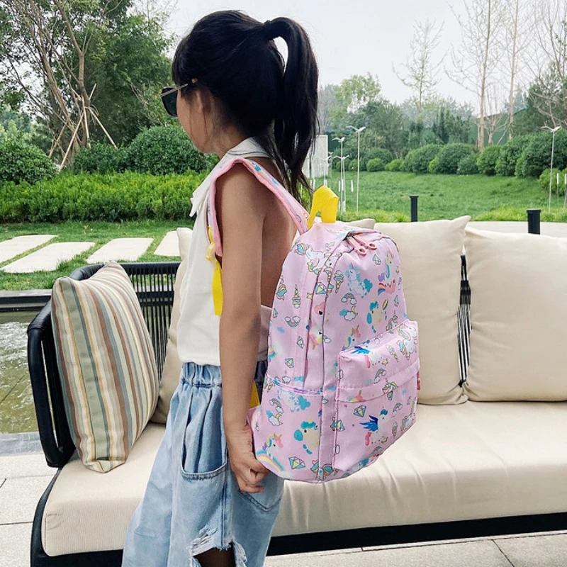 New Cartoon Dinosaur Unicorn Children Cute Backpacks In Kindergarten Pupils Grade 1-3 Students Schoolbag Girls Boys Backpack Hot