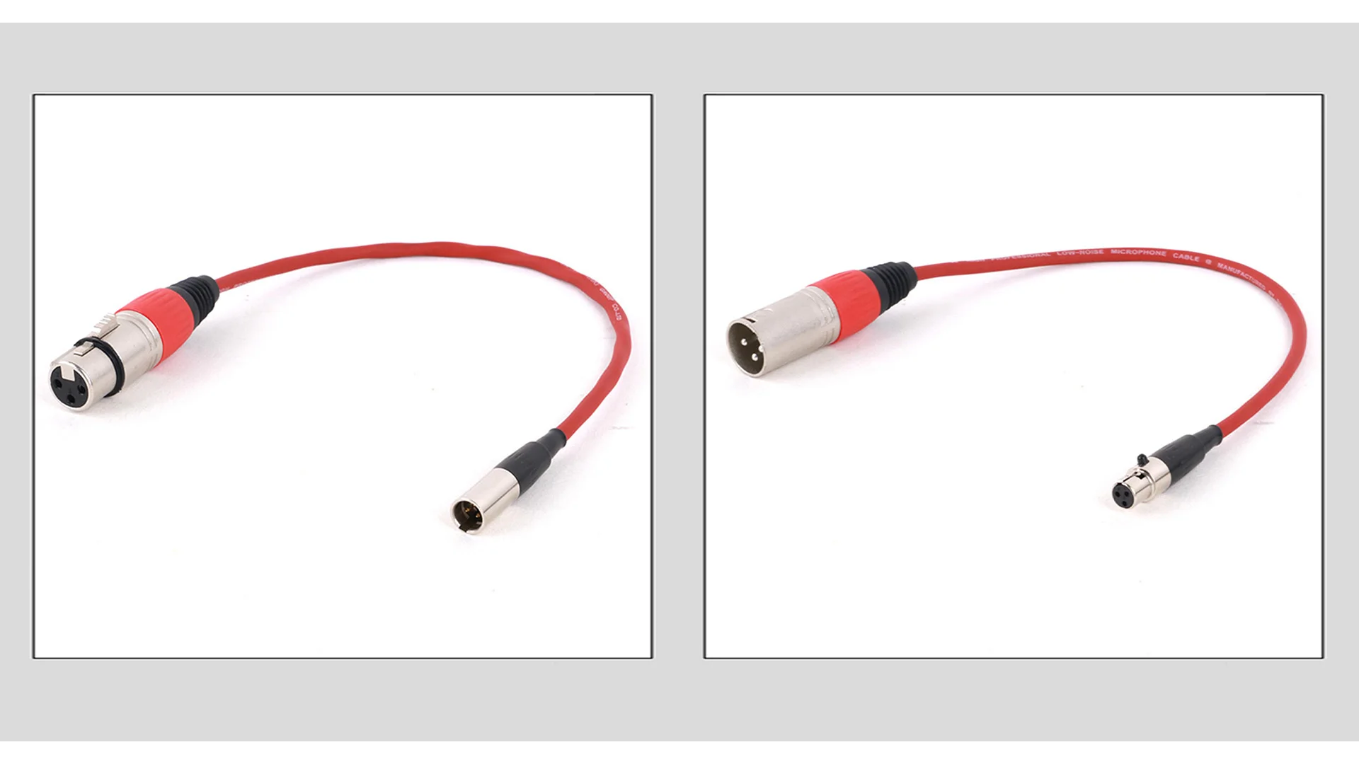 GuerGuo Mini XLR Audio Kabel Mini XLR 3Pin Stecker/Buchse auf 3PIN XLR Buchse/Stecker für Kopfhörer Carmera Konverter – Detail 4