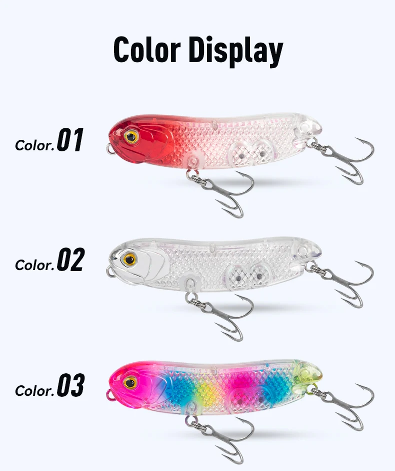 Kingdom Floating Pencil Angelköder 4,5 g 7,5 g 11,5 g 19 g Topwater Zig Zag Action 3D Hologramm Künstliche harte Köder Oberflächenköder – Detail 11
