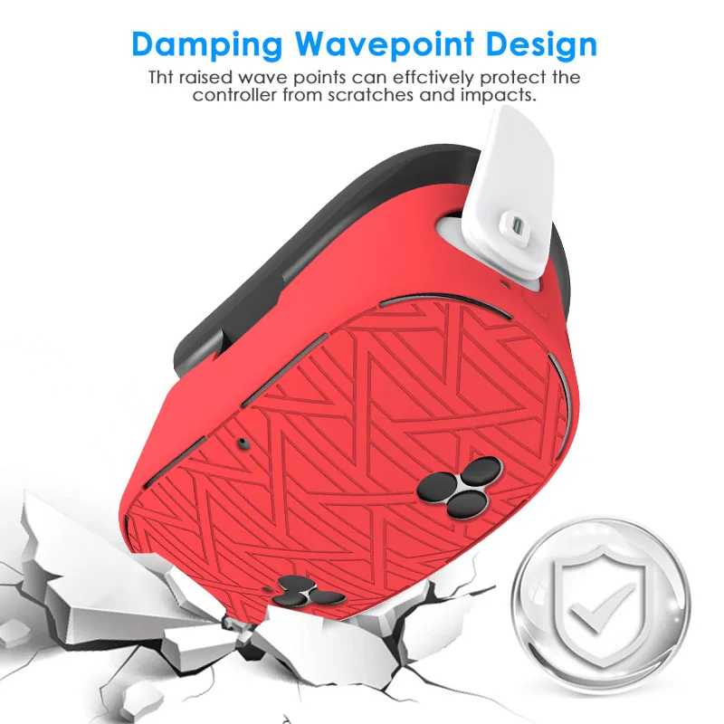 7-Piece Silicone VR Headset Case Cover for Meta Quest 3S Scratch Resistant TPU Protective Accessory