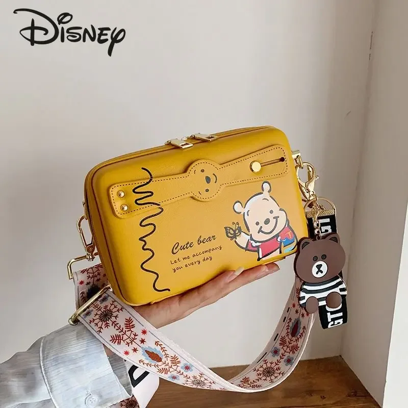 Disney New Women\'s Bag Luxury High Quality Women\'s Crossbody Shoulder Bag Cartoon Fashion Multifunctional Storage Shopping Bag