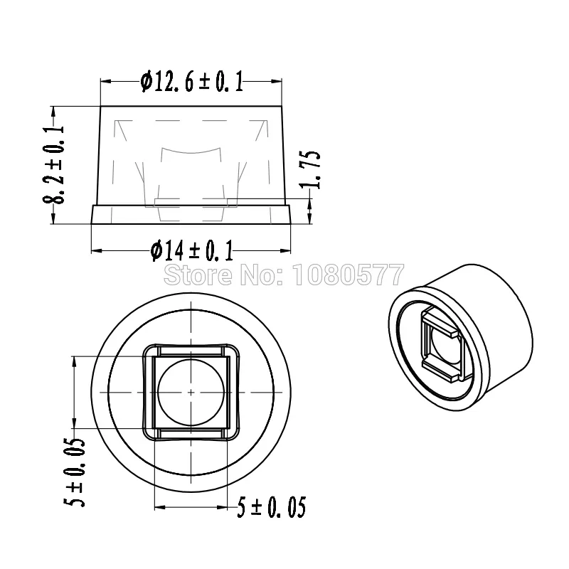 10pcs 13mm 5050 XML XML-L2 LED Lens 30 Degree Optical Grade PMMA Led Lens Holder Plano Reflector Collimator