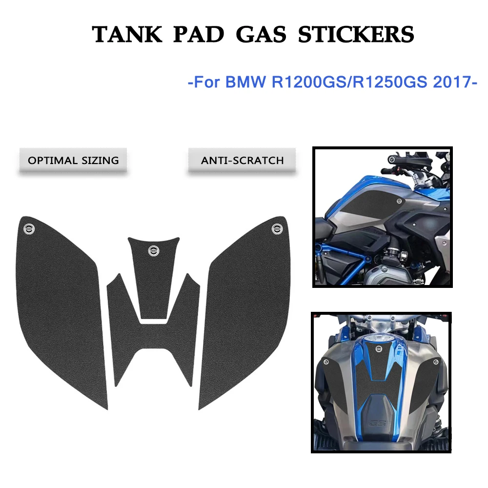 

New Motorcycle Fuel Tank Pad Stickers Side Sticker Anti-Slip Protector Decals For BMW R1200GS R1250GS R GS 1200 1250 2017-2024