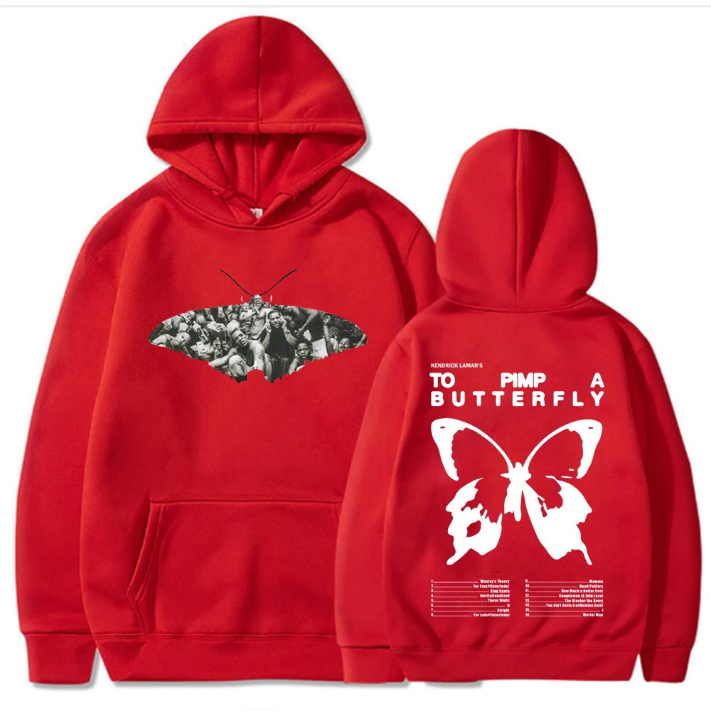 To Pimp A Butterfly Album Merch Hoodies Kendrick Lamar Álbum Hoodies