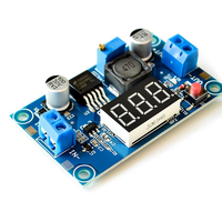 LM2596 DC DC Step Down Converter Voltage Regulator LED Display Voltmeter 4.0~40 to 1.3-37V Buck Adapter Adjustable Power Supply