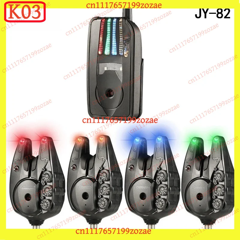 Waterproof Durable Wireless Fishing Bite Alarm JY-82 European Carp Fishing Rod Alert with Beep Sound