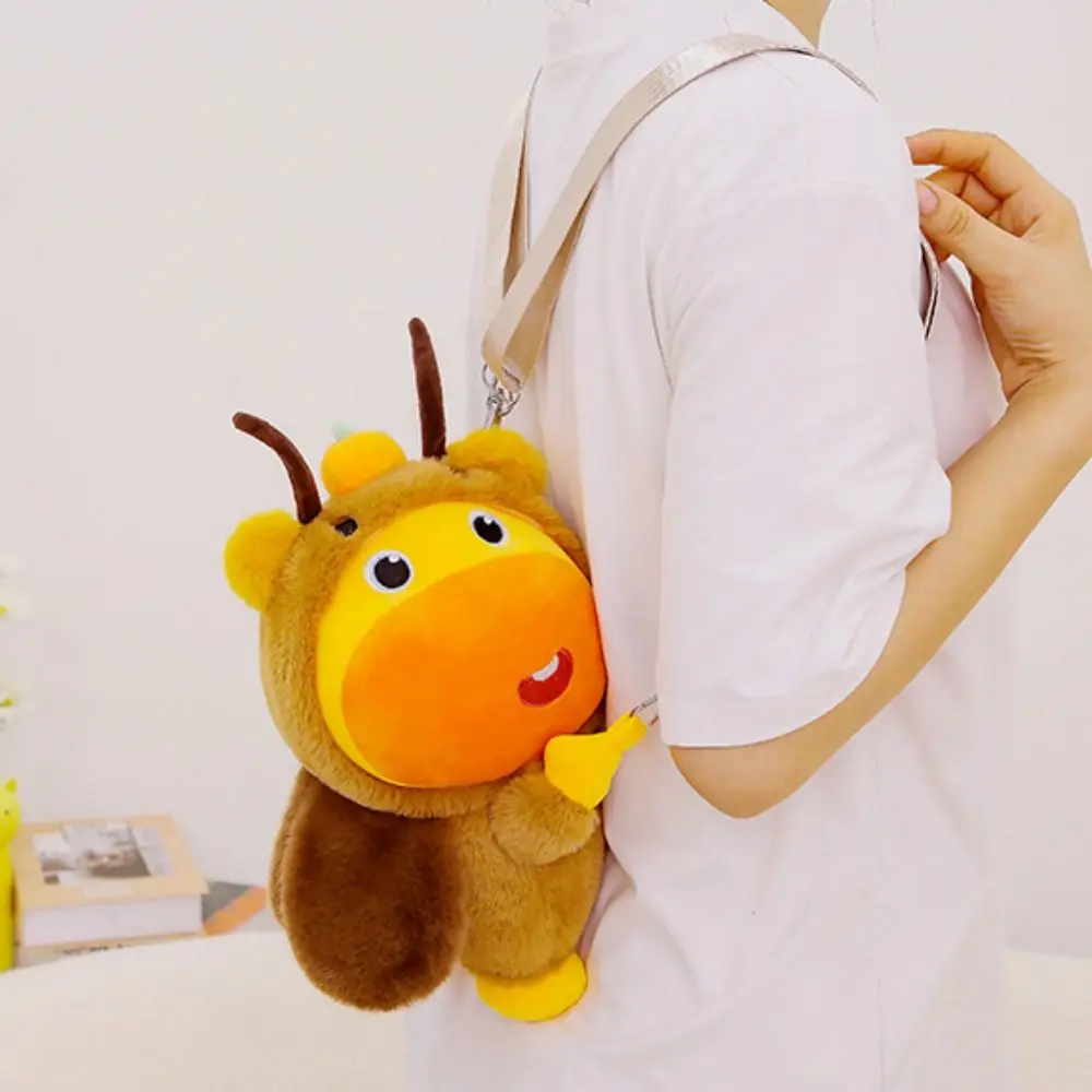 

Lulu Cockroach Capybara Lulu Cartoon Soft Capybara Fluffy Lovely Stuffed Capybara Christmas Gifts