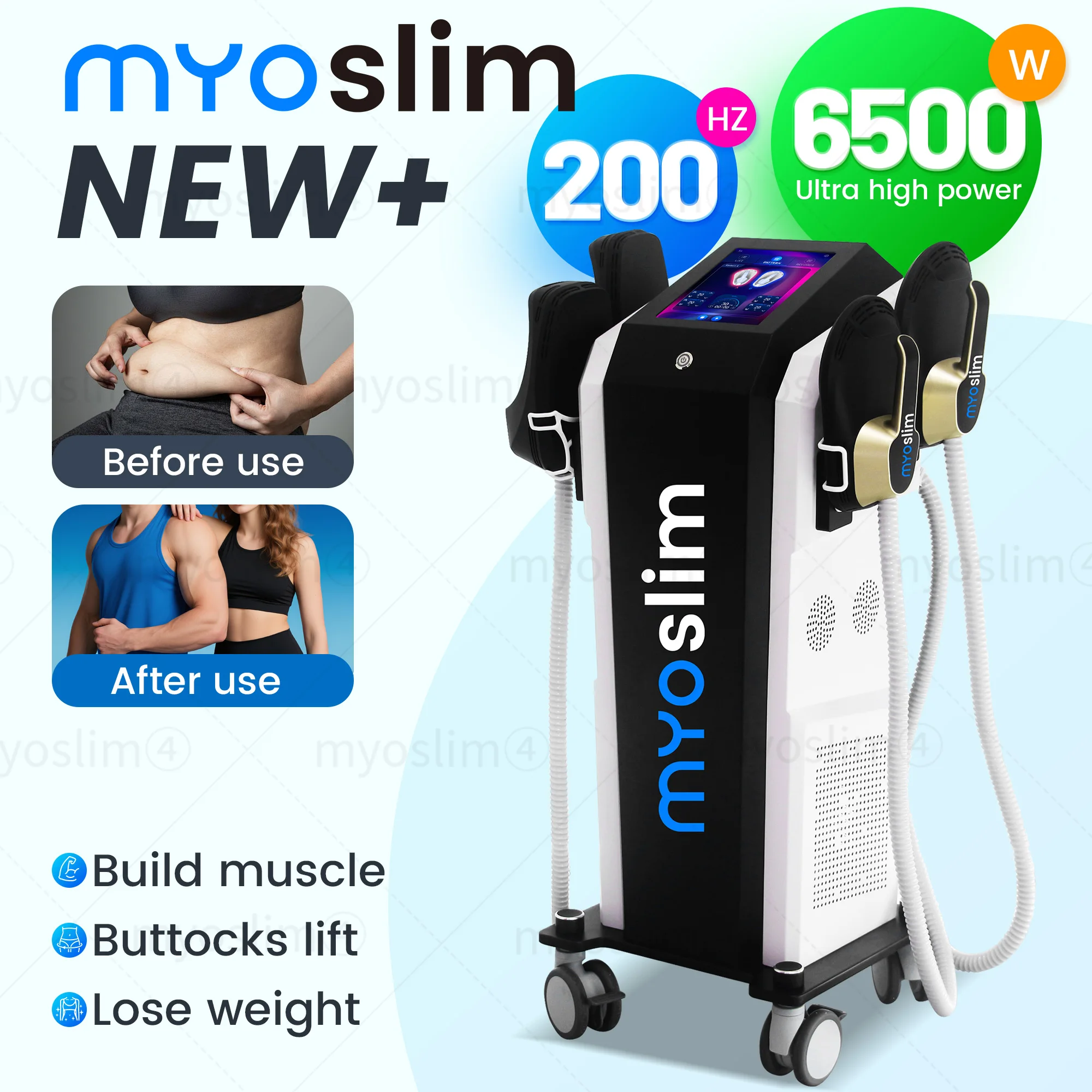 

Профессиональный аппарат Nova Myoslim PRO ULTRA для коррекции фигуры EMS, стимуляции мышц и снижения веса