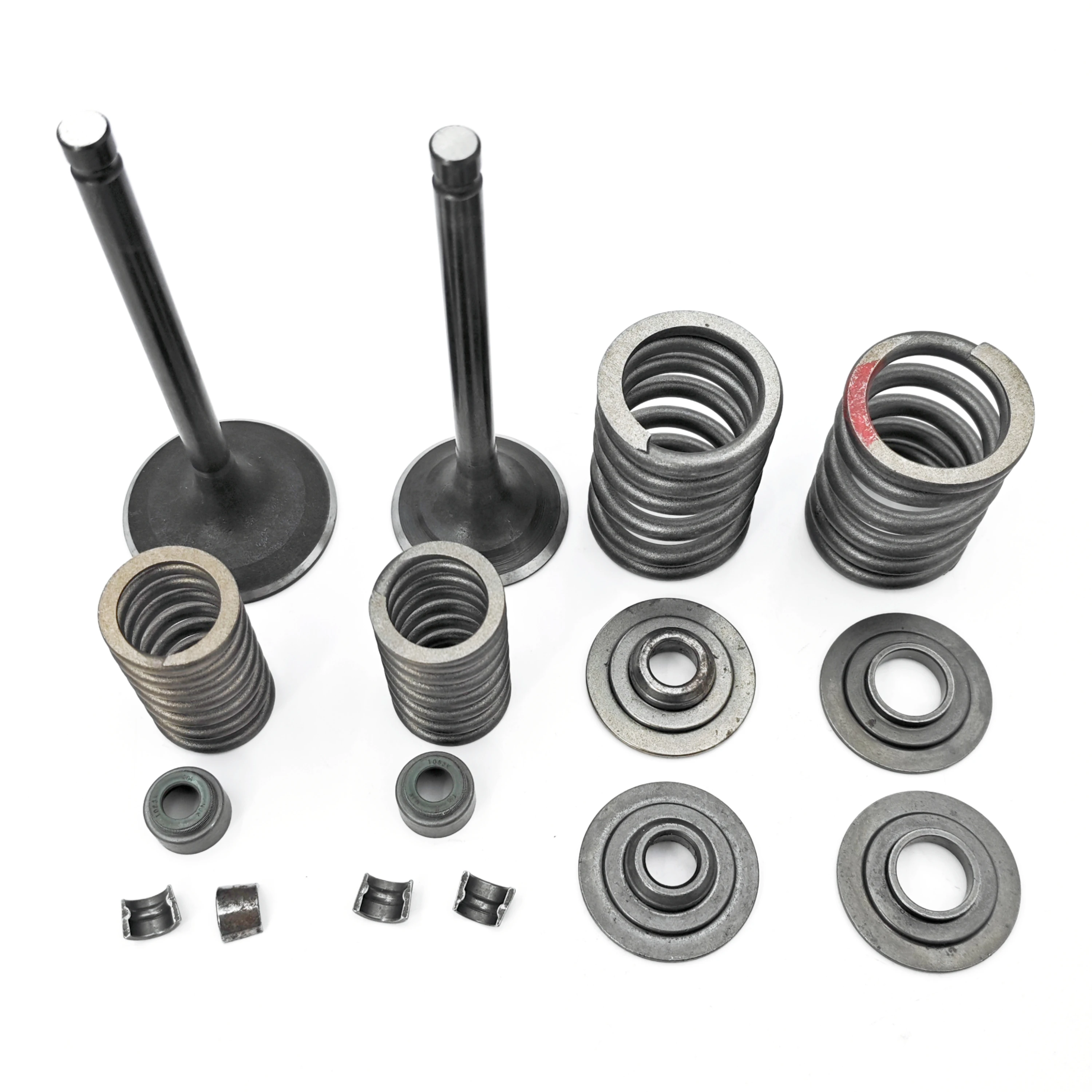 

Intake Exhaust Valve Kit for Jianshe 400 JS400 Mountain Lion 400 YamaBuggy Tank Scout 400U Hensim HS400 F3-110303-0 F3-110304-0