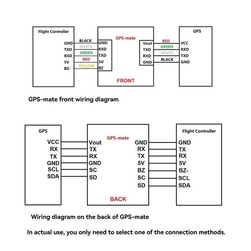 GPS-MATE Drone GPS Exclusive Power Module With Finder Buzzer Alarm For RC FPV Drone Racing Long Range Quadcopter Drone