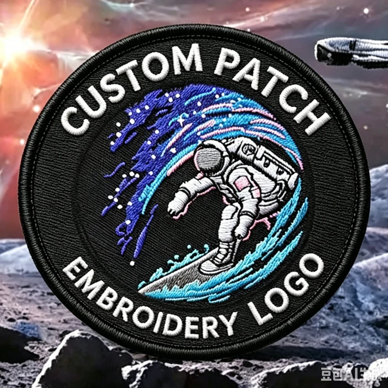 Custom Your Own Embroidered Patches Hook & Loop Sew On Iron On Patches Personalized Custom Team Logo Patches For Clothing Jeans