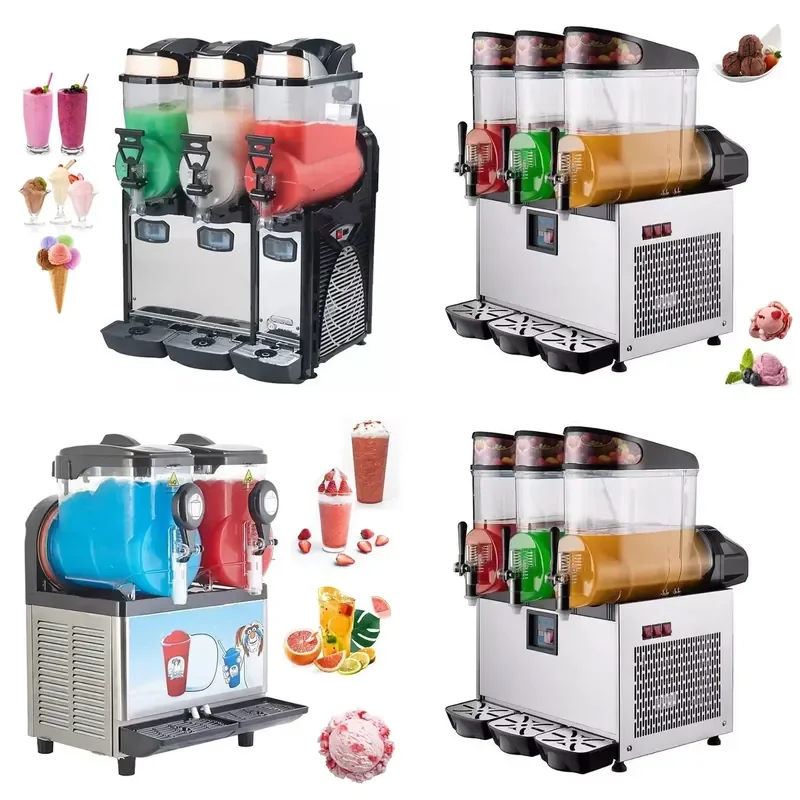 Hot Sale Slush Machine Slush Beverage Maker Ice Blending Juicer for Commercial Home Use Frozen Drink Smoothie Cocktail Maker