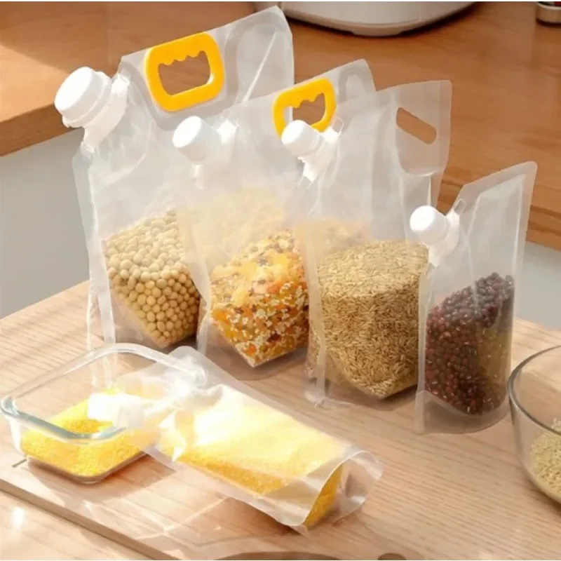 

Storage Grain Bag Grains Sealed Bag Moisture-Proof And Insect Proof Transparent Thickened Cold Storage, Food Fresh-keeping Bags