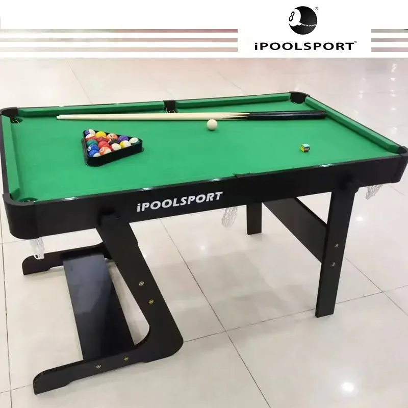 Folding wooden billiards table, household large children's standard American adult snooker billiards table