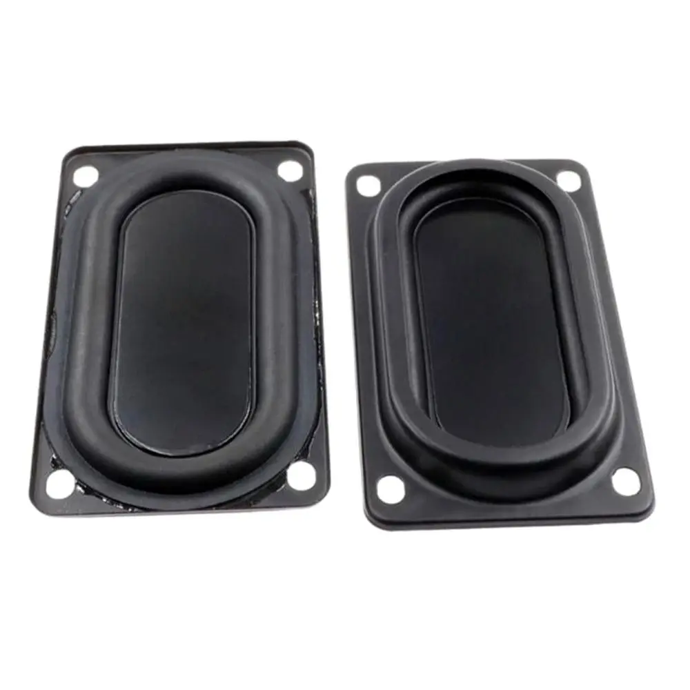 1/2Pcs 5090 Passive Bass Resonance Plate With Mounting Holes Rectangular Rubber Vibration Diaphragm Low Frequency