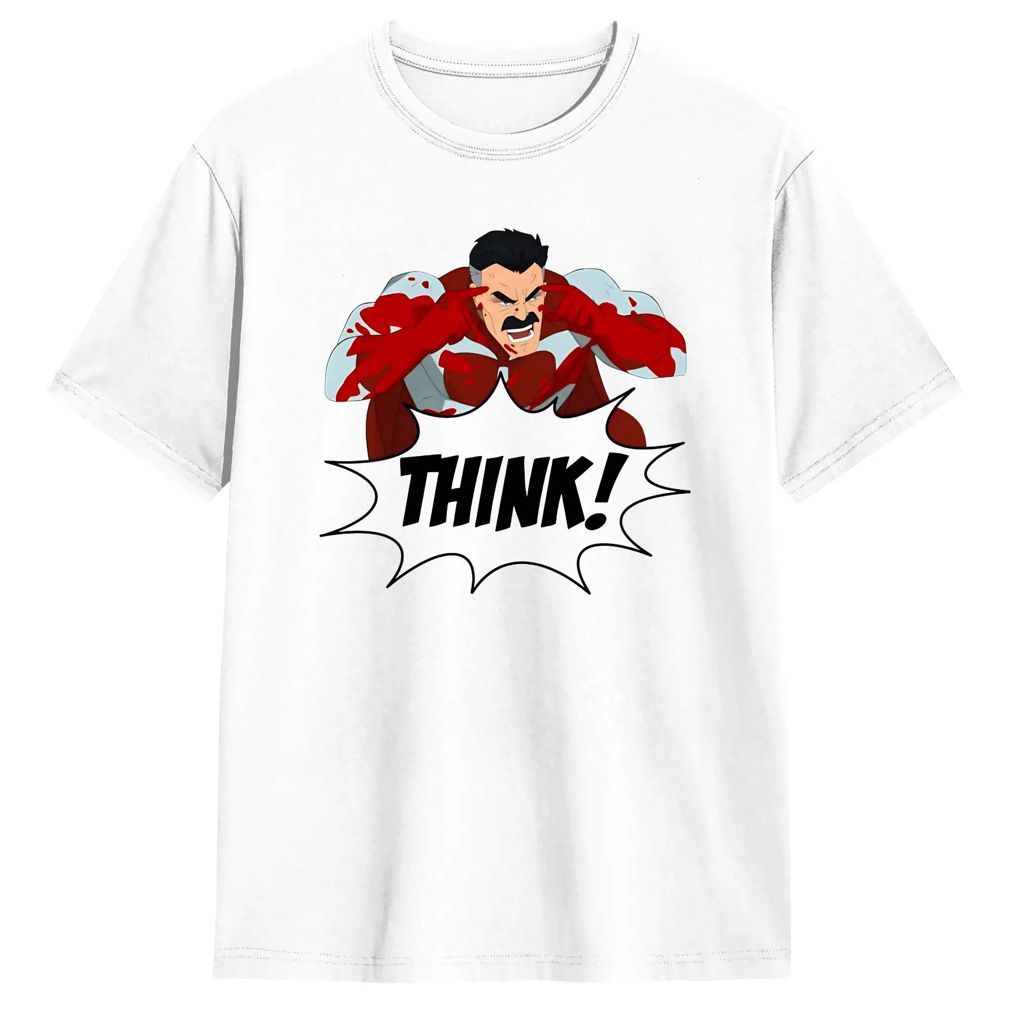 Omni Ma Invincible Comic Cotton T-Shirt For Male Summer Y2K…
