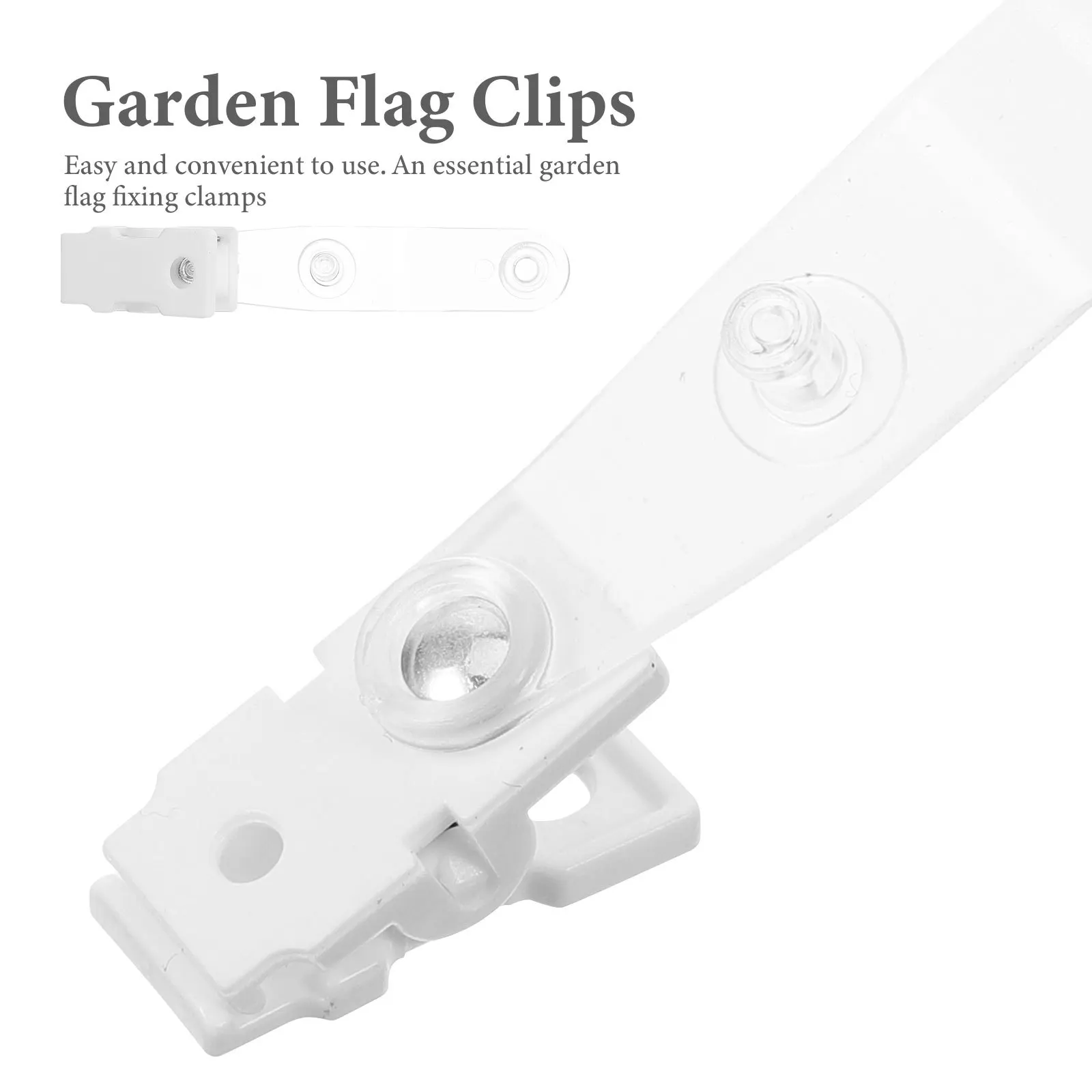 

Flag Plastic Clip Garden Flag Clips Banner Stopper Flag Pole Stoppers Banner Fixing Clips Garden Banner Clamps