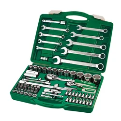 82PCs Socket Wrench Tool Set Box CR-V Hardware Tool Kits Herramientas Ferramentas Car Repair Hand Tools