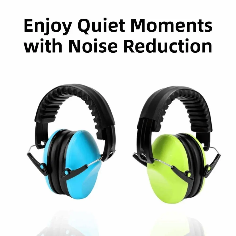 SNR24dB Hearing Protection Earmuffs CE EN352-1 Noise Reduction Ear Defenders Adjustable Soundproof Ear Muffs for Study Work Shoo