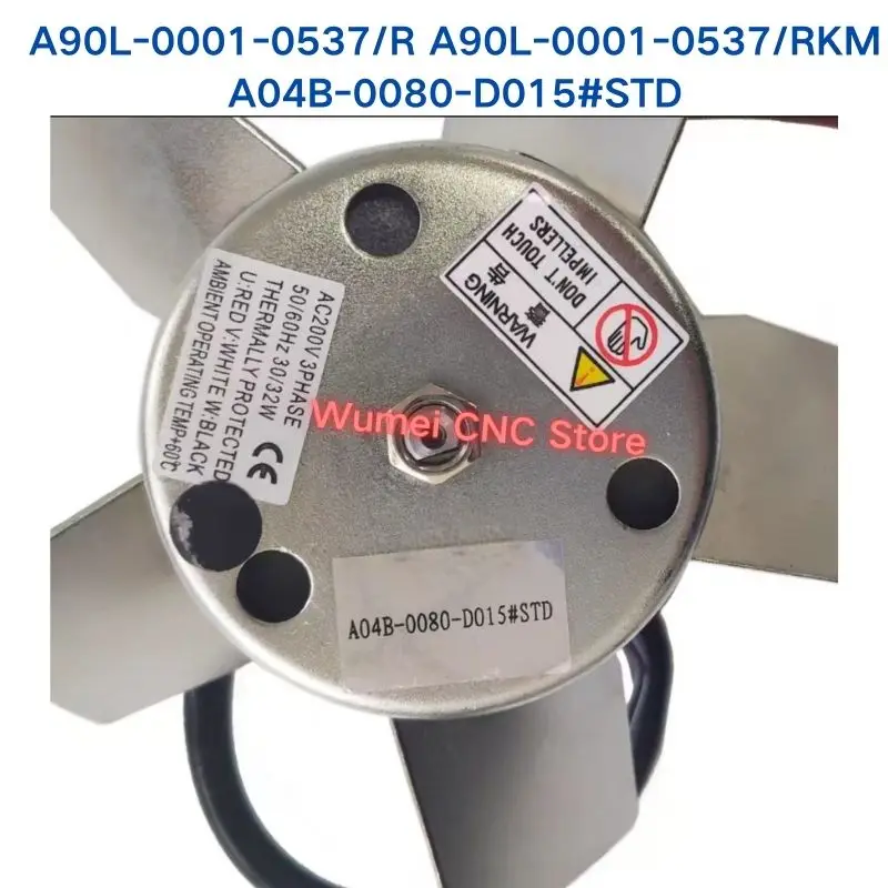 

Совершенно новый вентилятор охлаждения двигателя шпинделя A90L-0001-0537/R A90L-0001-0537/RKM A04B-0080-D015 # СТД