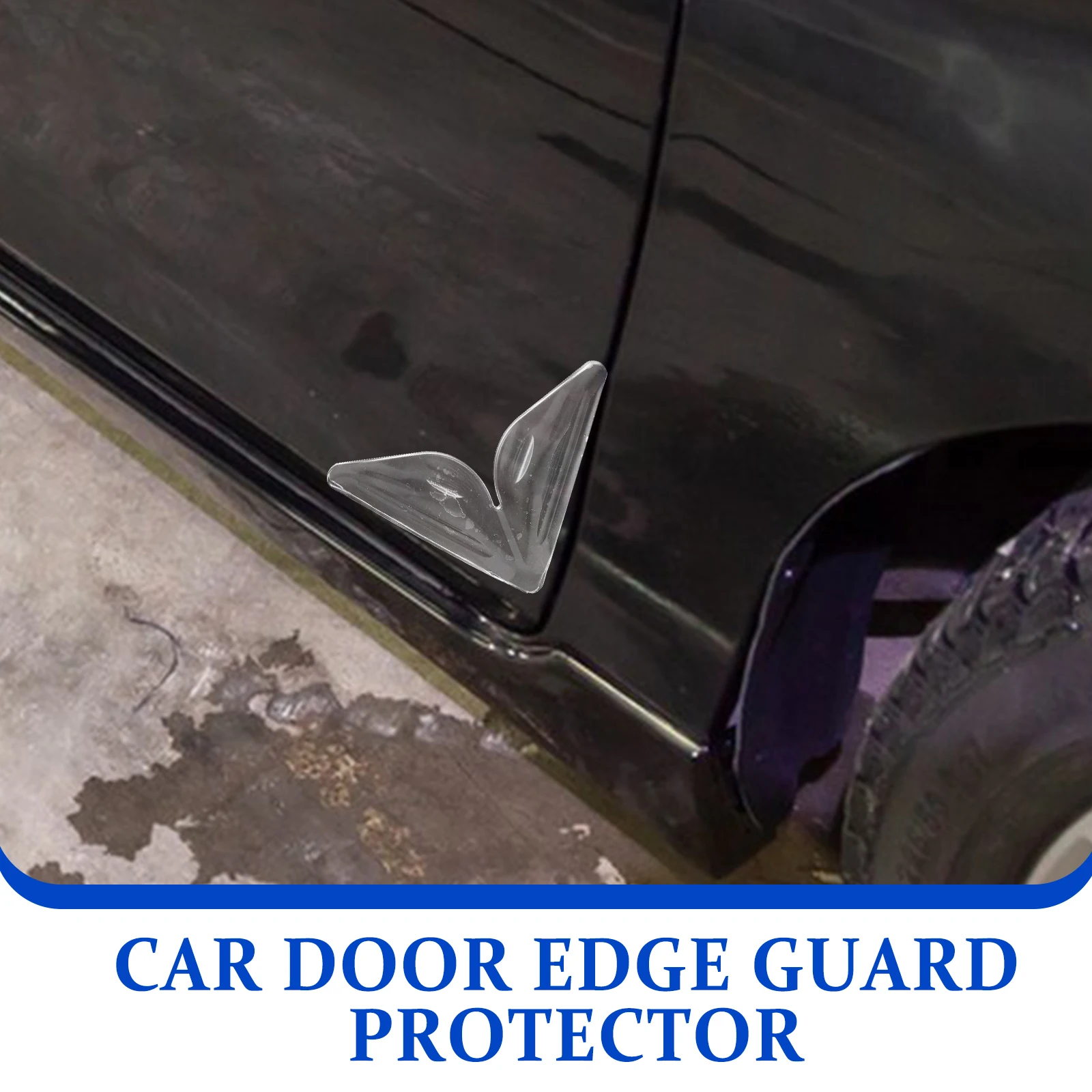 

4pcs Car Door Corner Protective Stickers Transparent Scratch Protection Edge Guards Vehicle Door Side Accessories Long