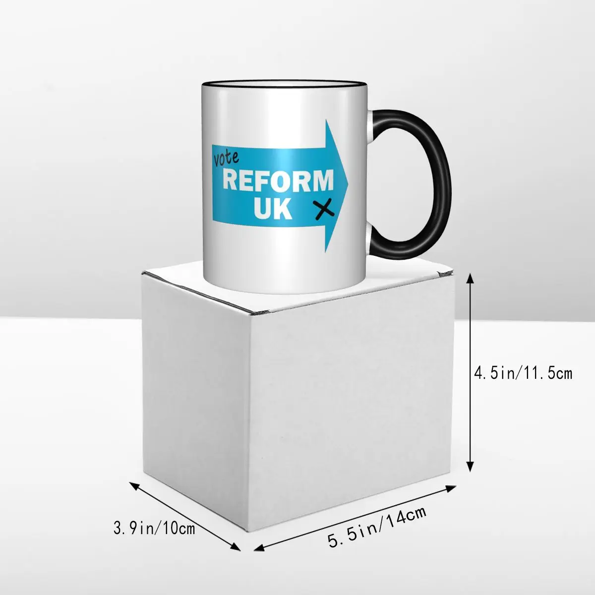 Vote Reform UK Make Britain Great Again Gift Mugs for Women Men Novelty Coffee Cup Christmas Present for Office 5