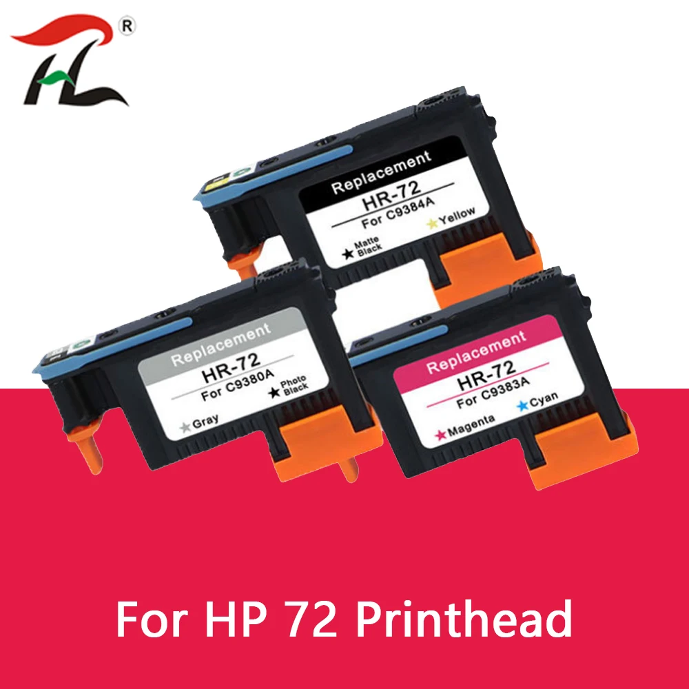 For HP 72 Printhead C9380A C9383A C9384A HP72 Print Head For HP Designjet T610 T620 T770 T790 T795 T1100 T1120 T1200 T1300 T2300