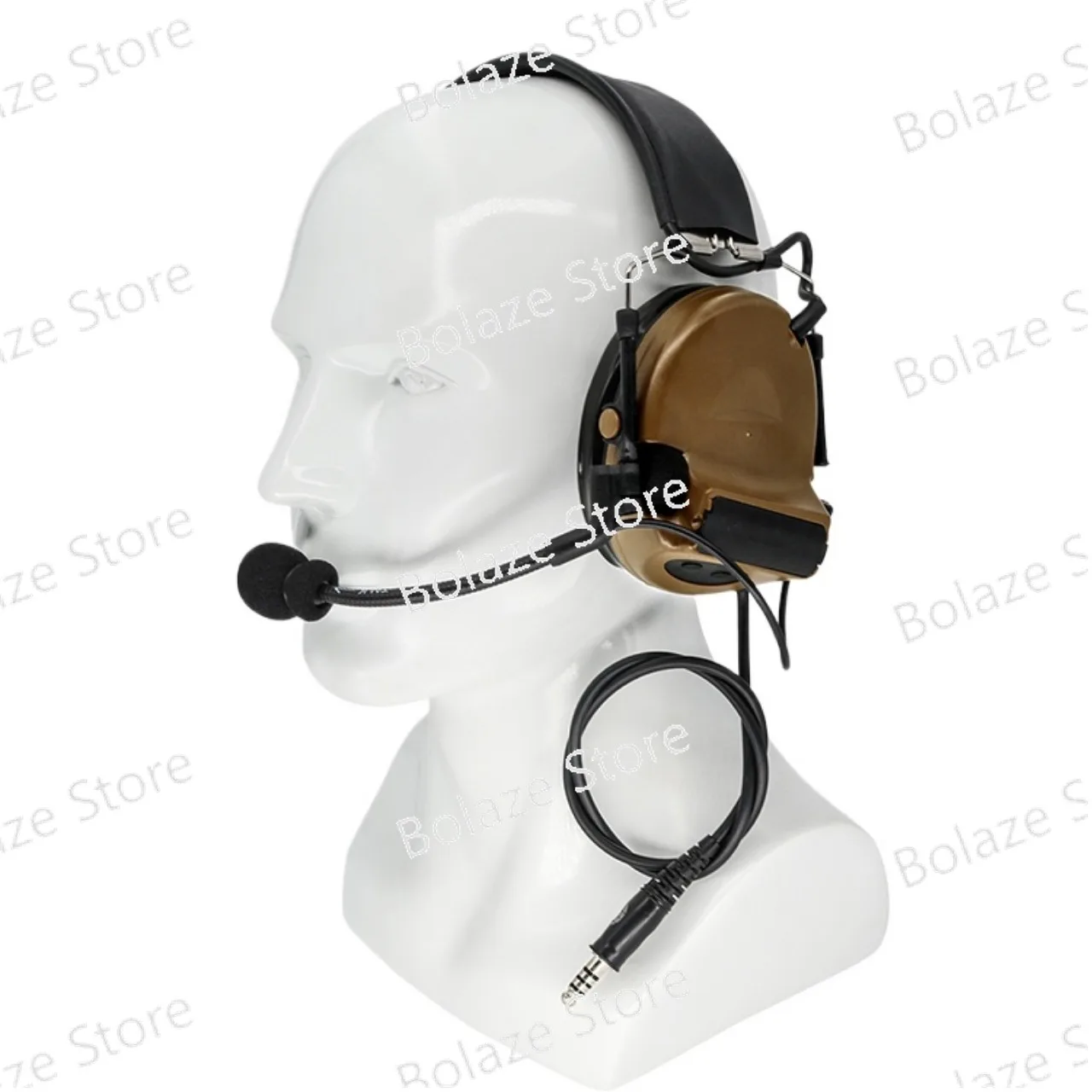 Silicone earmuff Premium Edition Tactical Noise Cancelling pickup headphones CB Color TAC-SKY C2/Comtac II