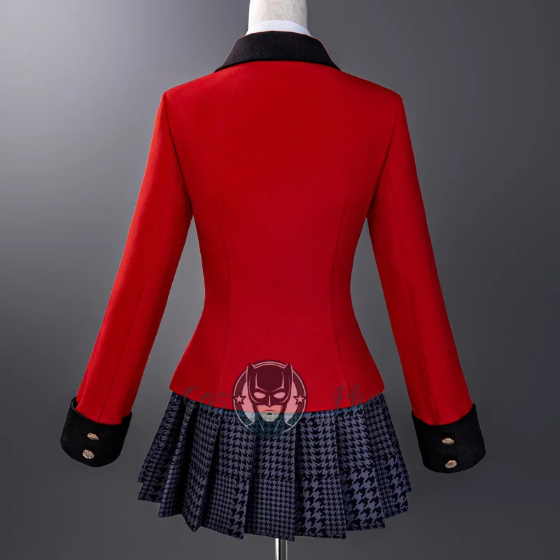 Anime Kakegurui Jabami Yumeko 코스프레 의상 할로윈 사야카 강박 도박꾼 일본 여고생 JK 유니폼 할로윈 Cos