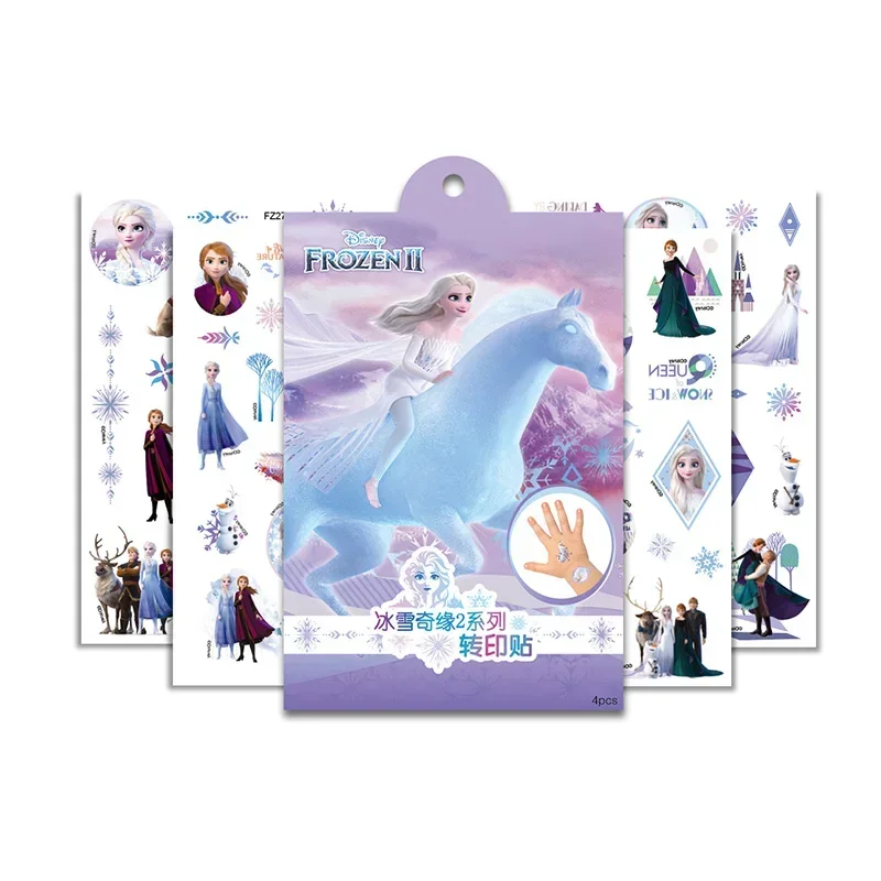 Disney cars boys Child Temporary Tattoo Body Art Flash Tattoo Stickers Toy Story frozen Waterproof Styling Sticker gift box
