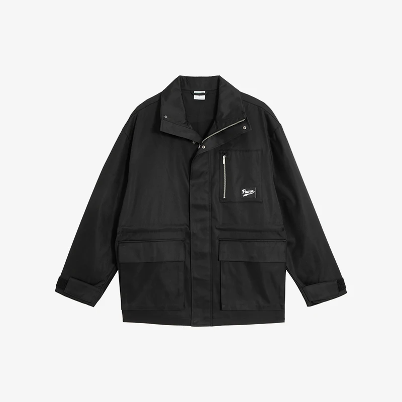 

Puma натуральная повседневная рабочая одежда унисекс ветрозащитная тканая куртка 621663-01