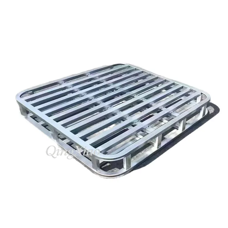 Double Side Galvanized Heavy Duty Warehouse Metal Moisture Proof Logistics Storage Rack Industrial Base Plate view 2